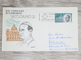 CL05 Enveloppe + Timbre Espagne 1963