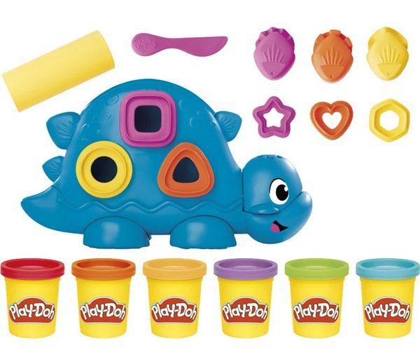 Play-Doh Modelliermasse: Play-Doh Bunter Dino + 6 Dosen Knete – Neu und originalverpackt aus Oensingen von Liquidations-Shop 1