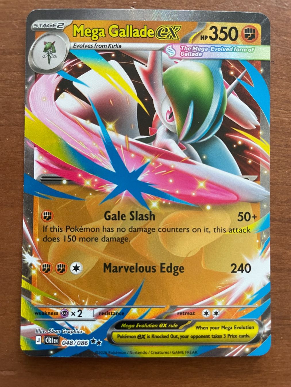 Pokémon Cartes à collectionner: Pokemon Mega Gallade eX (Versand gratis) – Neuf (Voir description) à Chur par Angerson