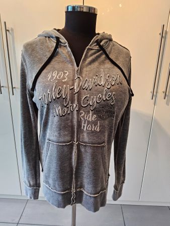Harley-Davidson Kapuzenjacke, Grau, Grösse XXL, Top Zustand!