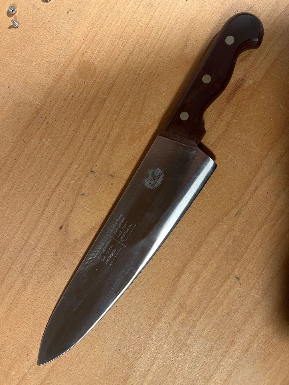 Victorinox Coltelli da cucina: Victorinox Kochmesser - Schlagmesser 5.3900.33 – Usato da Murten venduto da kkrusty
