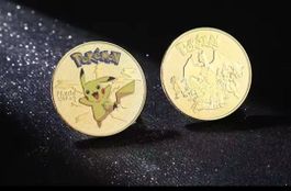 Pokemon 🍀 Pikachu 🍀(Goldmünze) Sammelmünze (NEU/OVP)