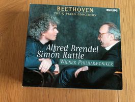 Beethoven: Die 5 Klavierkonzerte, Brendel, Rattle