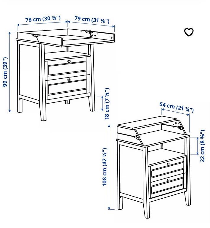 Ikea Fasciatoi & Accessori: Table à langer / commode Sundvik Ikea – Usato da Morges venduto da vir_hl6k 1