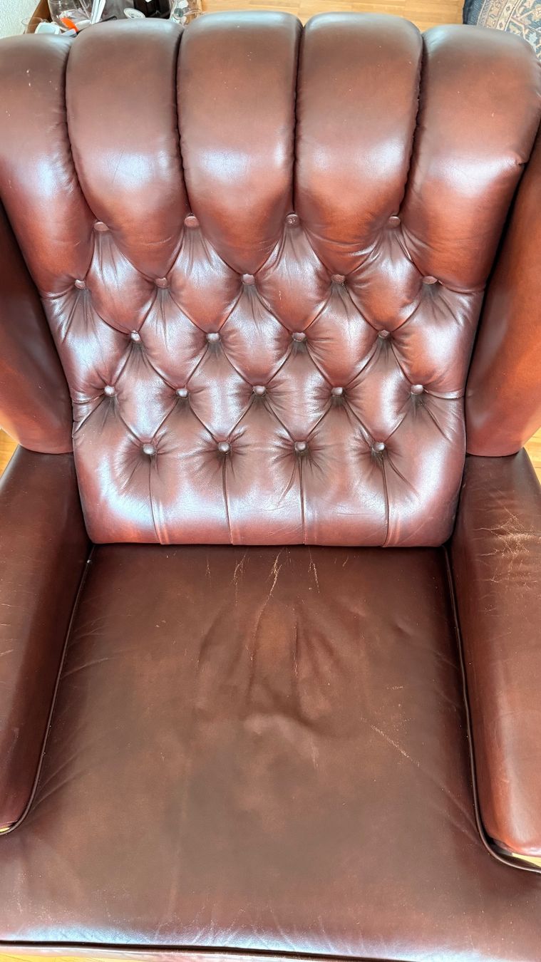 Poltrone: Ledersessel braun Chesterfield – Usato da Wallisellen venduto da lions009