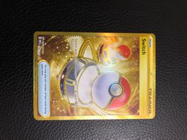 Pokémon 151 Switch Gold Full Art 206/165 NM Ab 1