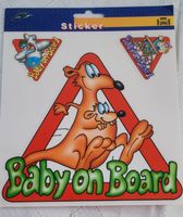90er Jahre Aufkleber "Baby on Board"