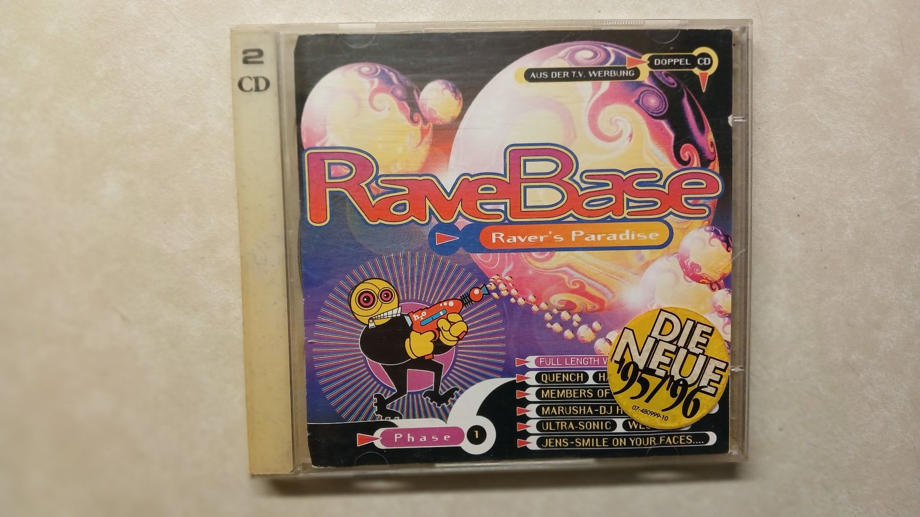 CD: RAVEBASE (Phase1) Doppel CD – Usato da hinwil venduto da tho_j6kz