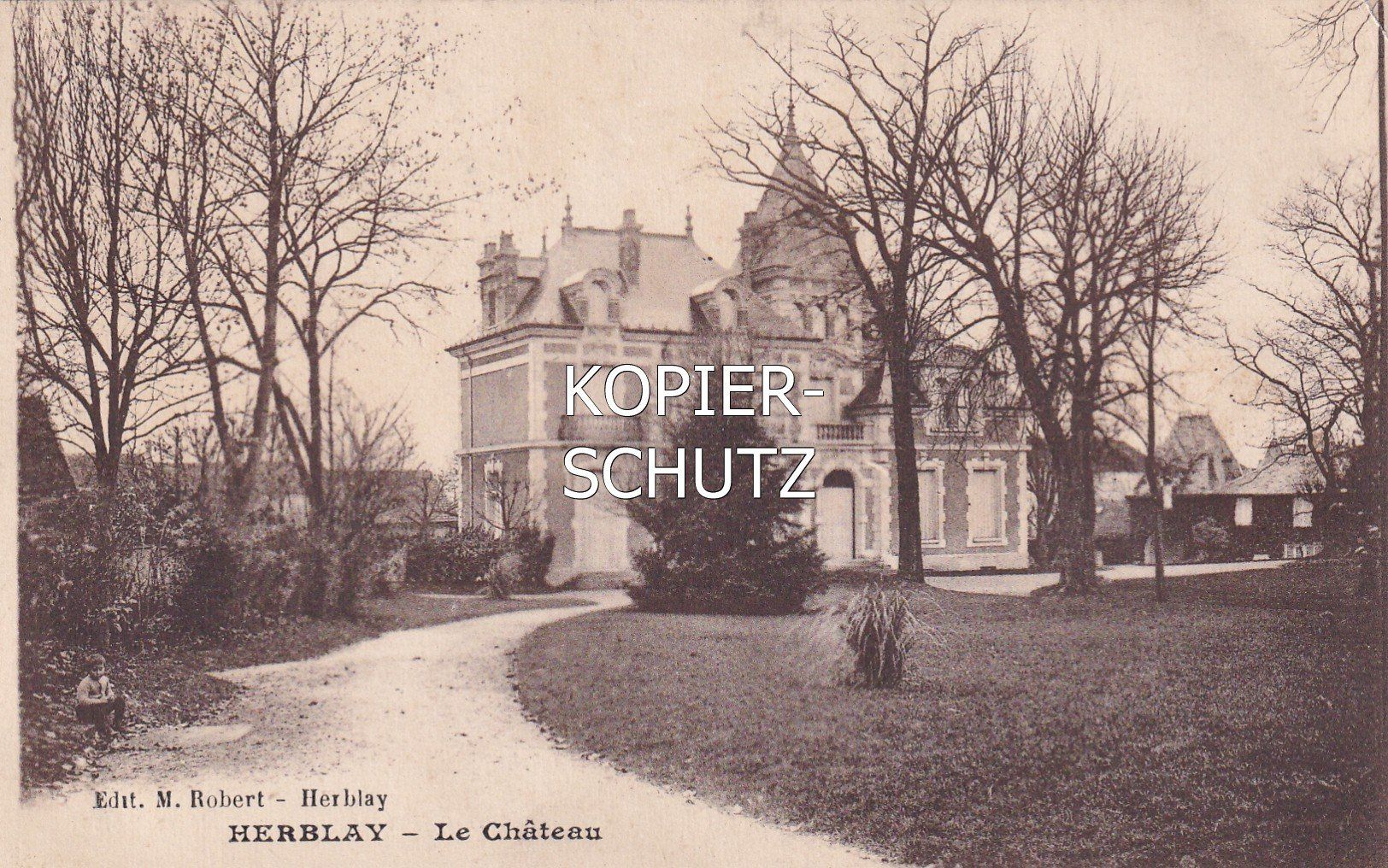Cartes postales: Herblay - Le Château (animée) /bf – D'occasion à Hombrechtikon par Rudolf07