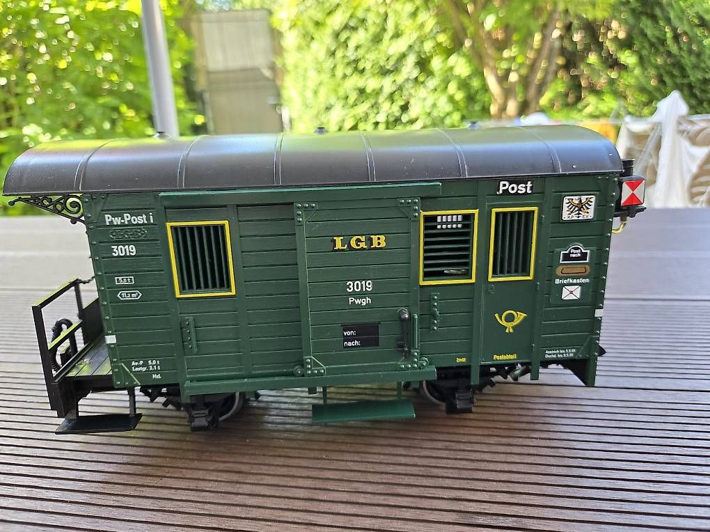 LGB Modelleisenbahnen: Wagon LGB fourgon postale 3019 – Gebraucht aus Satigny von Gatoil 2