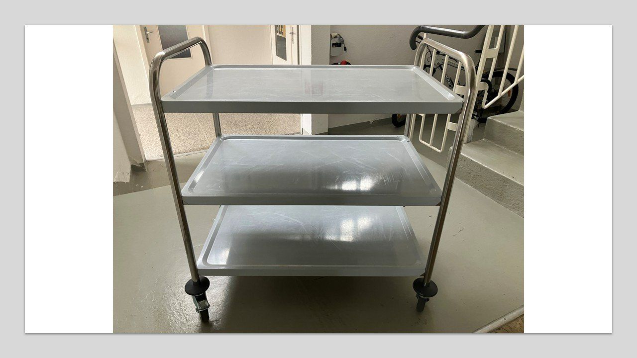 Carrelli di servizio: Servier- und Transportwagen Basic 3 von Gastro Held – Nuovo (secondo la descrizione) da Murg venduto da inf_gy8v 1
