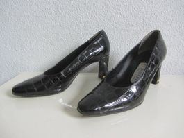 FOGARIN - Vintage Lack Leder Pumps 37
