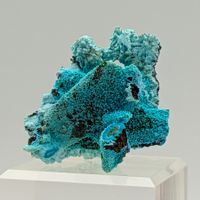 CHRYSSOKOLLE Pseudomorphose von AZURIT und MALACHIT, ELEGANT