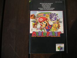 Mario Party N-64 Spielanleitung für Sammler