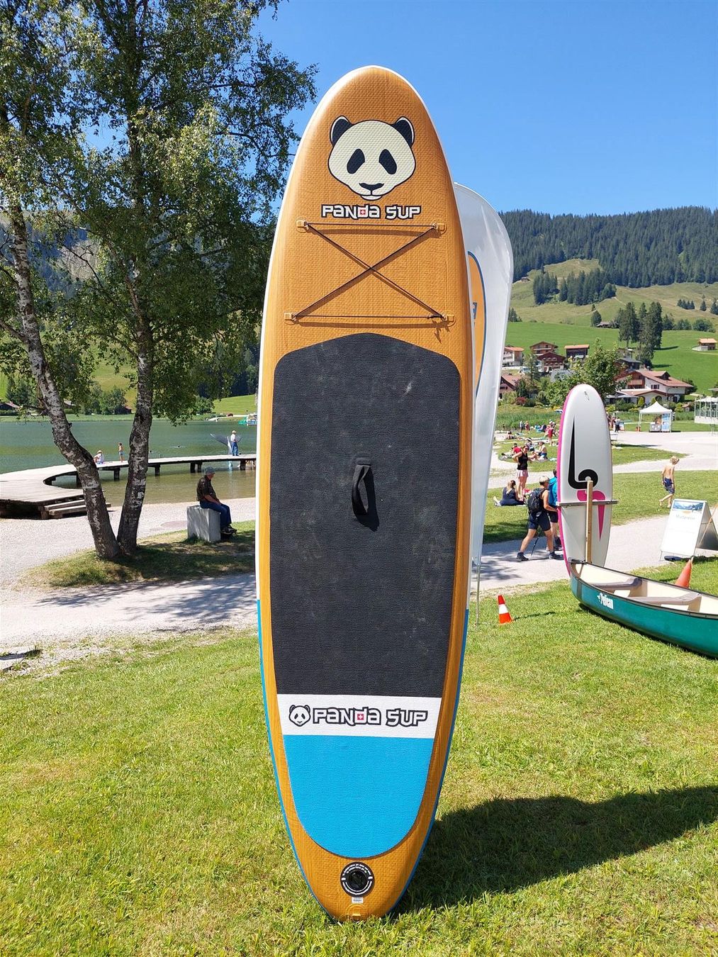 Schlauchboote, Kajaks & Kanus: SUP Panda 10'6'' Occasion Set | 676383 – Gebraucht aus Schwarzsee von Sidecut