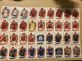 Topps Match Attax 25/26 Festive Parallel Base Karten