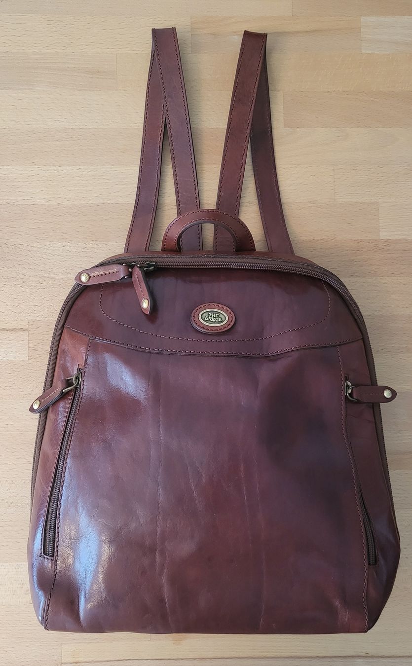 The Bridge Zaini: THE BRIDGE Leder Rucksack Braun Neu – Nuovo (secondo la descrizione) da Baar venduto da deg_d6l5 1