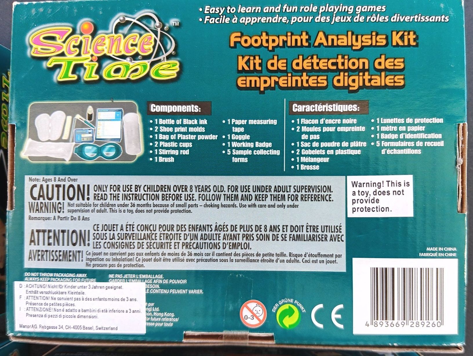 Kit bricolage: 4 JEUX DE KIT DE DÉTECTIVE --SCIENCE TIME-- – Nuovo e nell'imballaggio originale da pully venduto da gringoloko 3