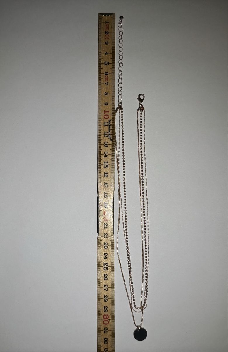 Catenine: Halskette 3-stufig, rose – Usato da Dübendorf venduto da ZiKarten 3