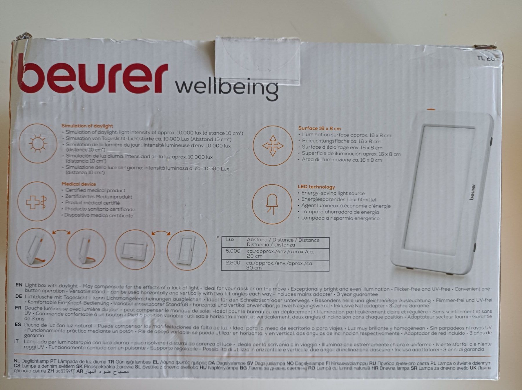 Beurer Lampade: Tageslichtlampe beurer TL20 – Nuovo e nell'imballaggio originale da Schlieren venduto da Pascale07 1