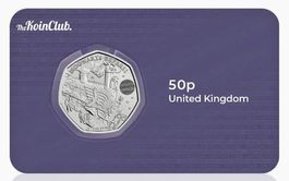 UK - 50 Pence - Hogwarts Express 2022 UNC Coin Card