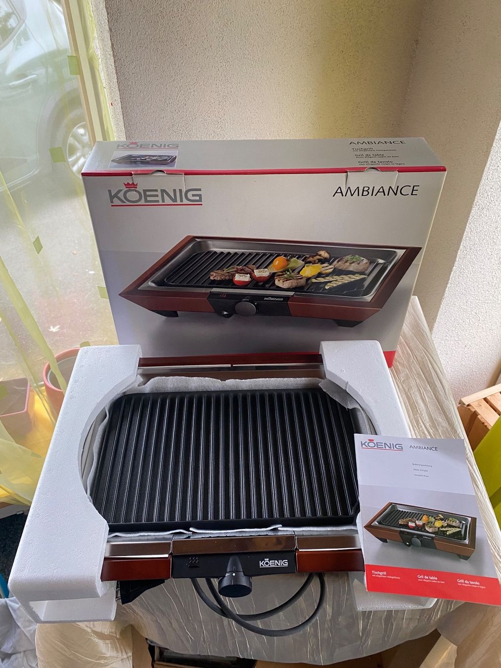 Pfannen: KOENIG Tischgrill NEUWERTIG – Neu (gemäss Beschreibung) aus Wittenbach von kramerei.vanessa