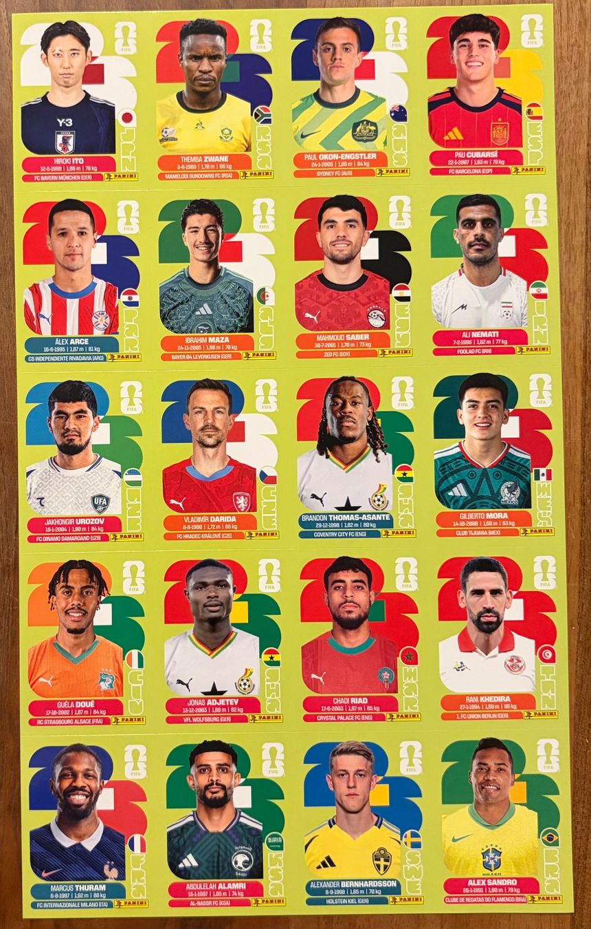 Panini Carte collezionabili: Panini WM 2026 Update Set 120 Stickers – Nuovo e nell'imballaggio originale da Regensdorf venduto da Maryjagne 5