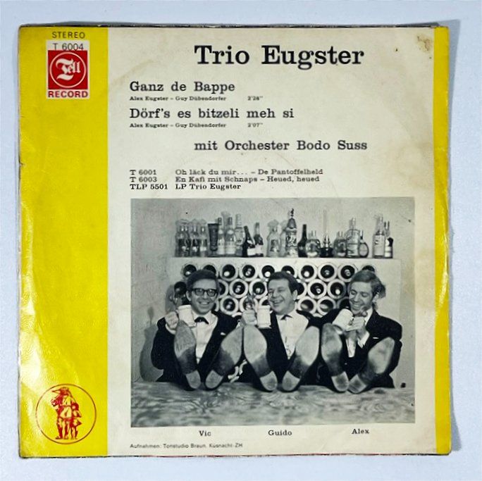 Dischi in vinile: CH-Single: TRIO EUGSTER - Ganz de Bappe – Usato da Frenkendorf venduto da Yard-Sale-2000 1
