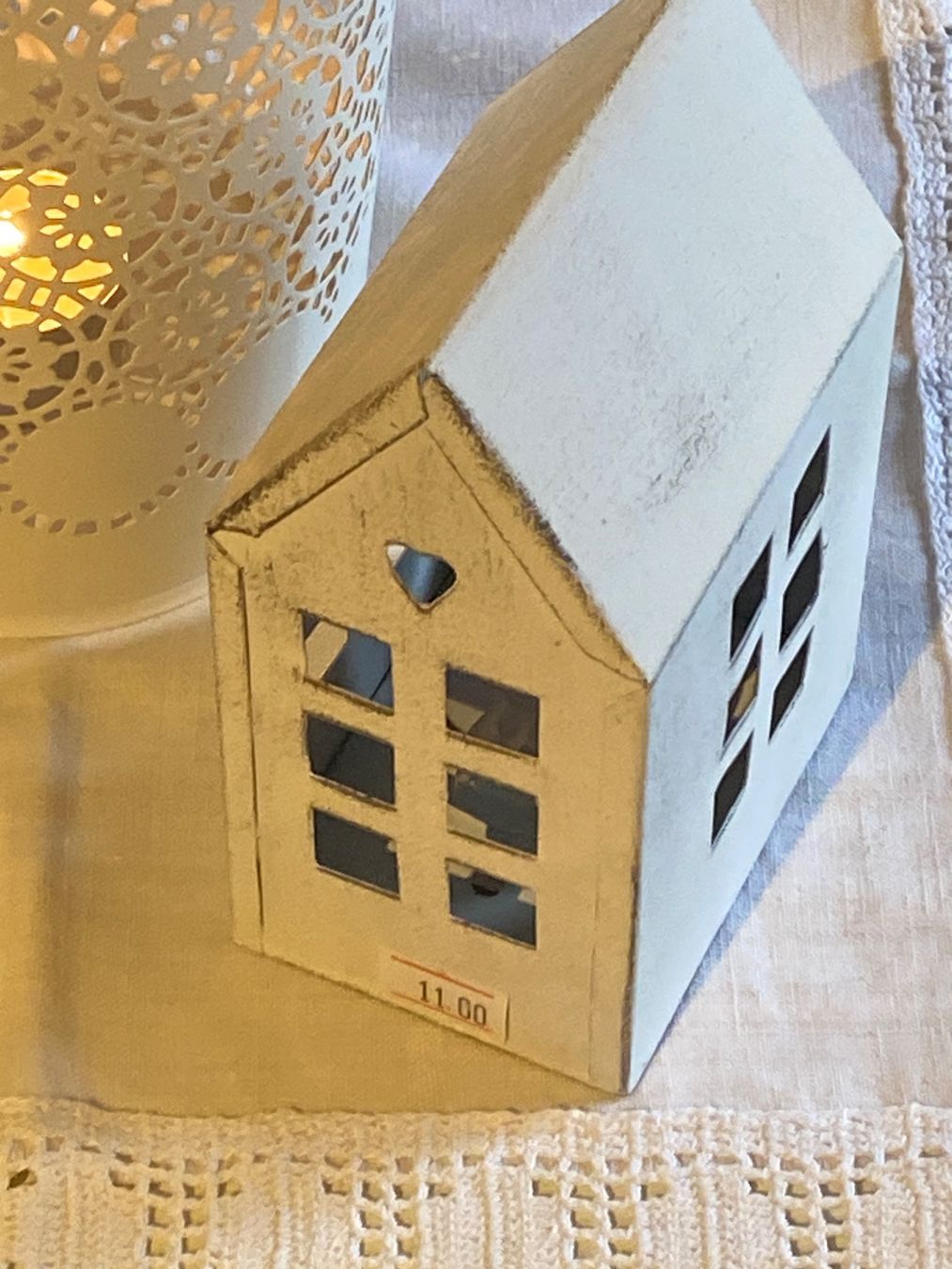 Alle Dekorationen: DEKOHAUS MIT LED TEELICHT-SHABBY CHIC – Neu und originalverpackt aus Meienried von ManuelaBoutique 3