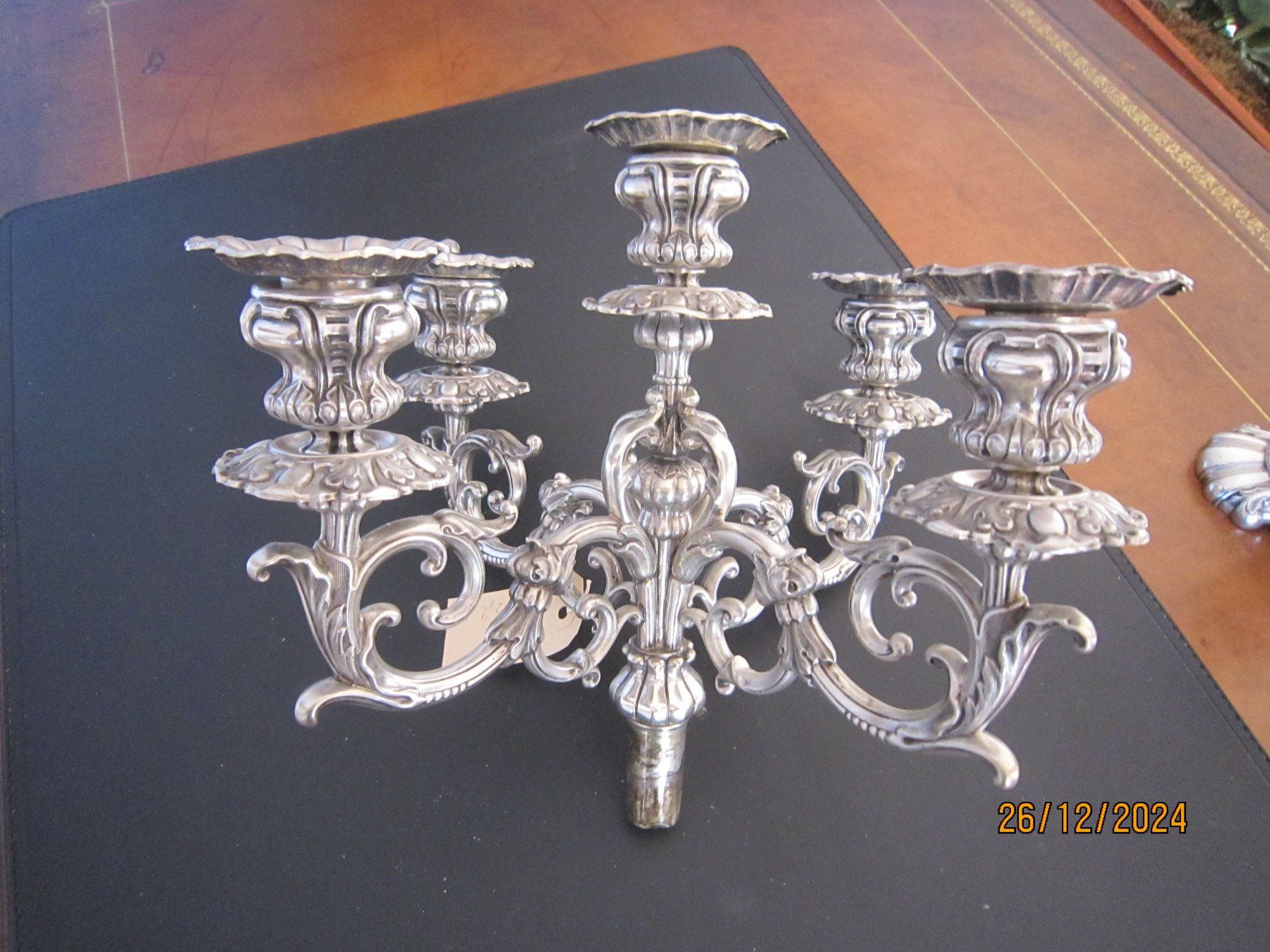 Kerzenständer: Silber-Tafelleuchter, Barock um 1760 – Gebraucht aus Lengnau AG von Daenkelbach 3