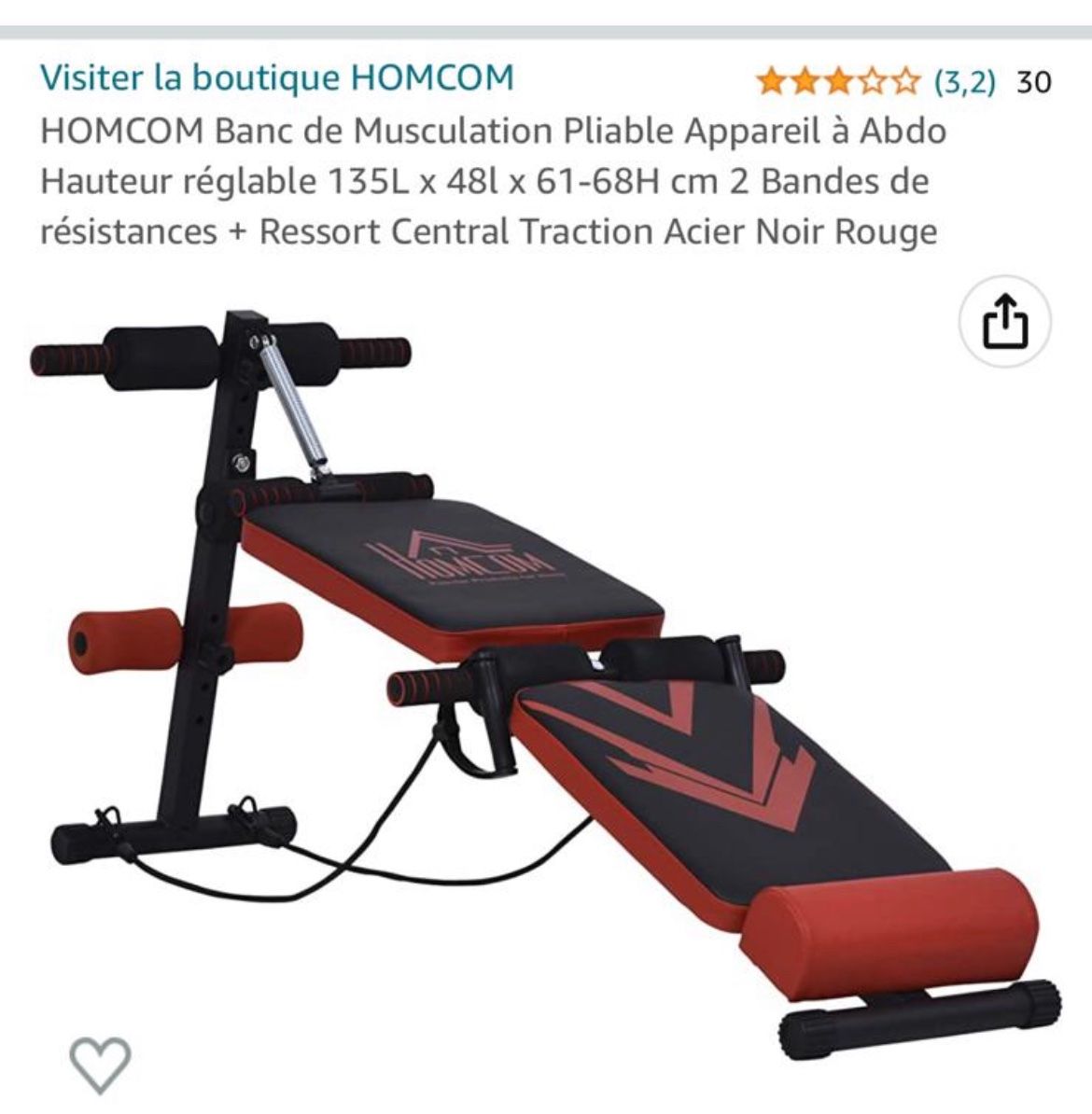 Panchine: Banc musculation – Usato da Veyrier venduto da kimedovapa 2