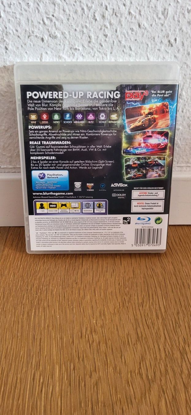 Sony Spiele: PS3 - Blur – Gebraucht aus Münsingen von DigitaleSpielecke 1