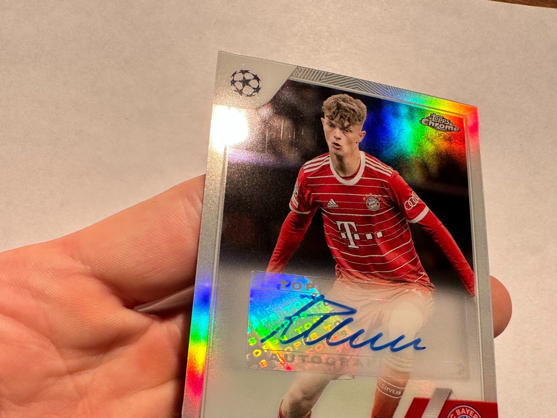 Topps Carte collezionabili: 2023 Topps Chrome Paul Wanner Auto – Usato da Hagendorn venduto da Pokecollectorch 2