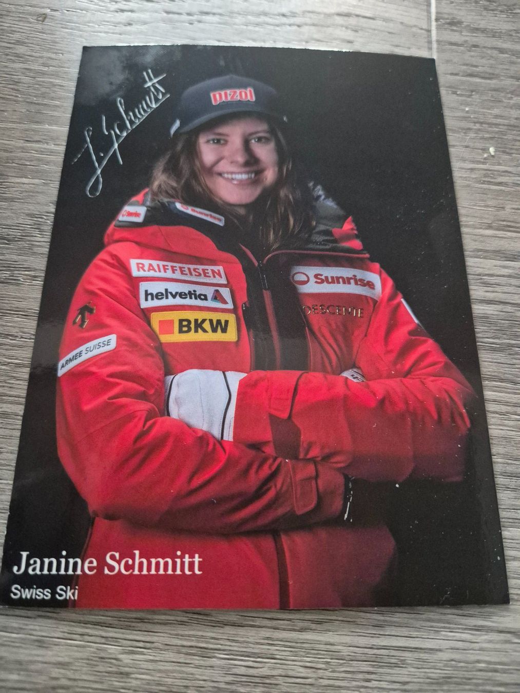 Autogramme: Autogrammkarte Janine Schmitt – Neu (gemäss Beschreibung) aus Eglisau von nicij79