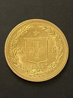 Goldvreneli RAR 20-er 1883 jg Helvetia