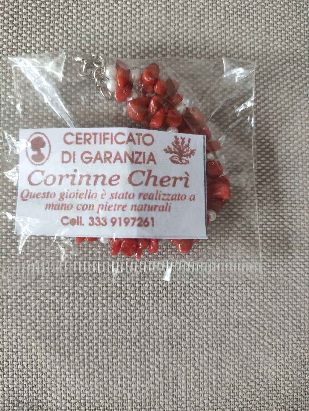 Armbänder & -reifen: Armband aus echtem Korallen  – Neu und originalverpackt aus Bern von Lidia.5 2
