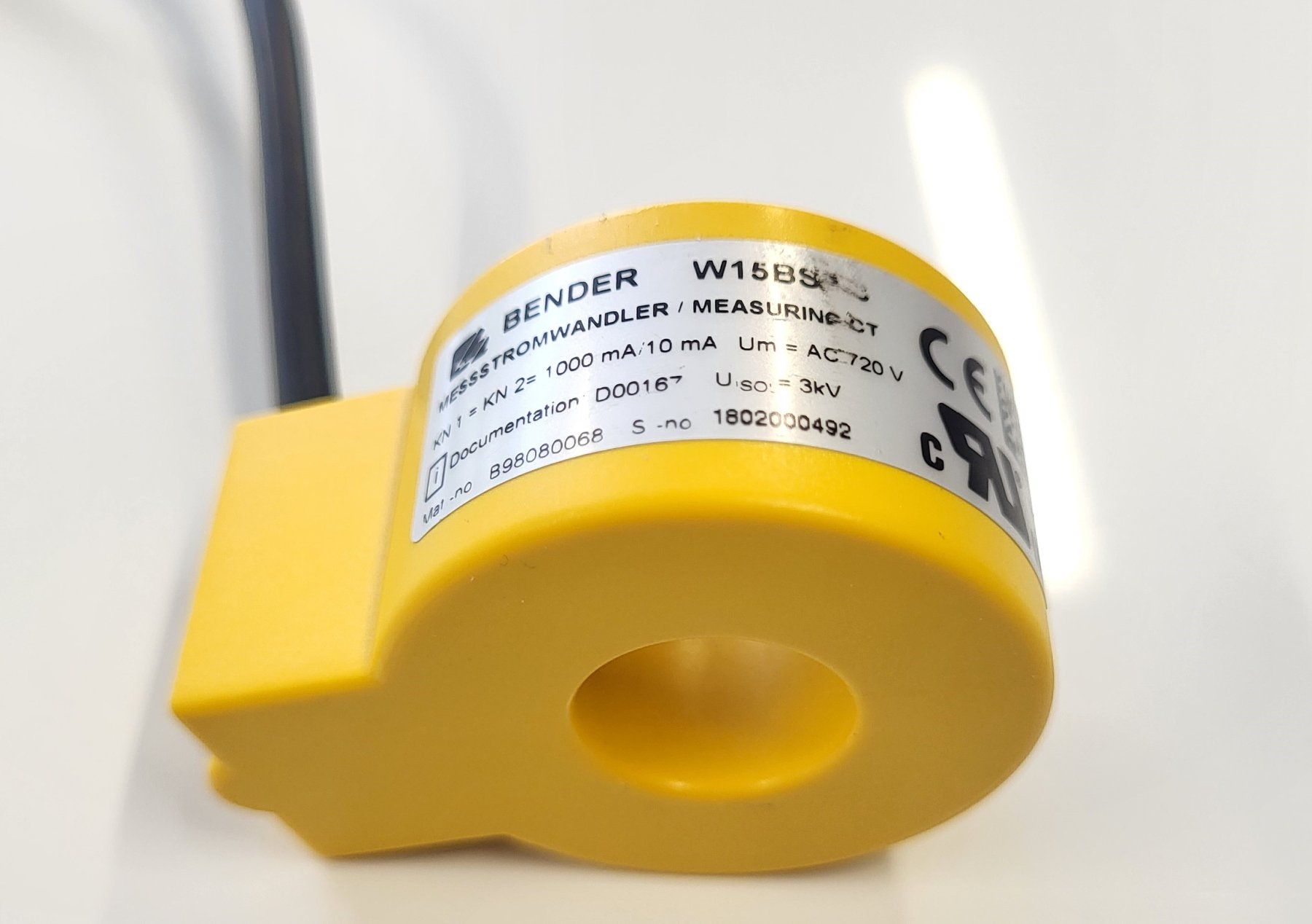 Messen: Bender Messstromwandler Wandler Strom  W15BS-03 – Gebraucht aus Davos Dorf von Milwaukee02 4
