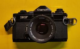 Canon EF mit Objektiv 50 mm/f1.8