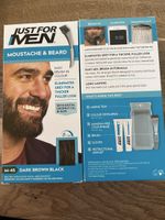 JUST FOR MEN Bartfarbe M-45 Dunkelbraun Neu