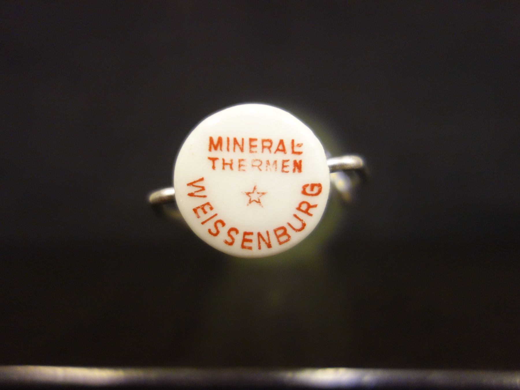 Bicchieri, Caraffe & Bottiglie: Flasche MINERALQUELLE WEISSENBURG 1969 – Usato da Kerzers venduto da Flaschenposten 8