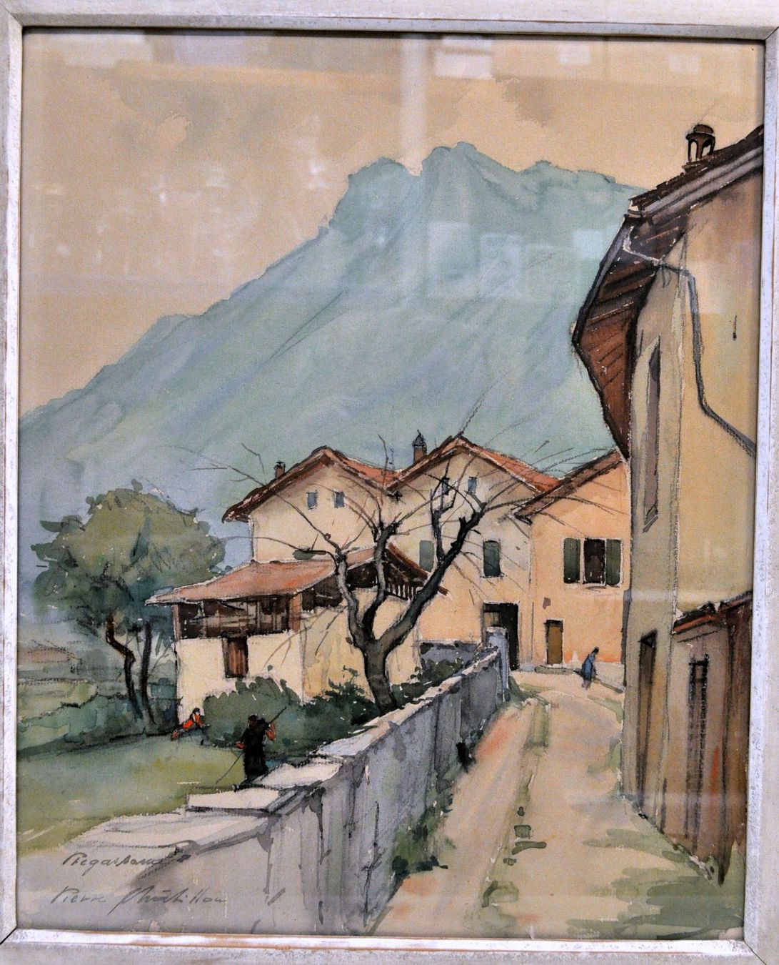 Dipinti: Aquarelle originale signée Pierre Châtillon – Usato da Neuchâtel venduto da Neuchatel 1