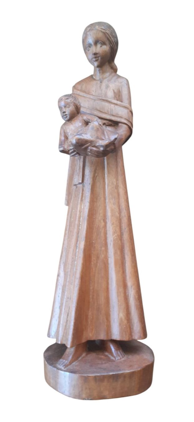 Skulpturen & Statuen: Skulptur Madonna mit Kind – Gebraucht aus Mörschwil von antiksalon 4