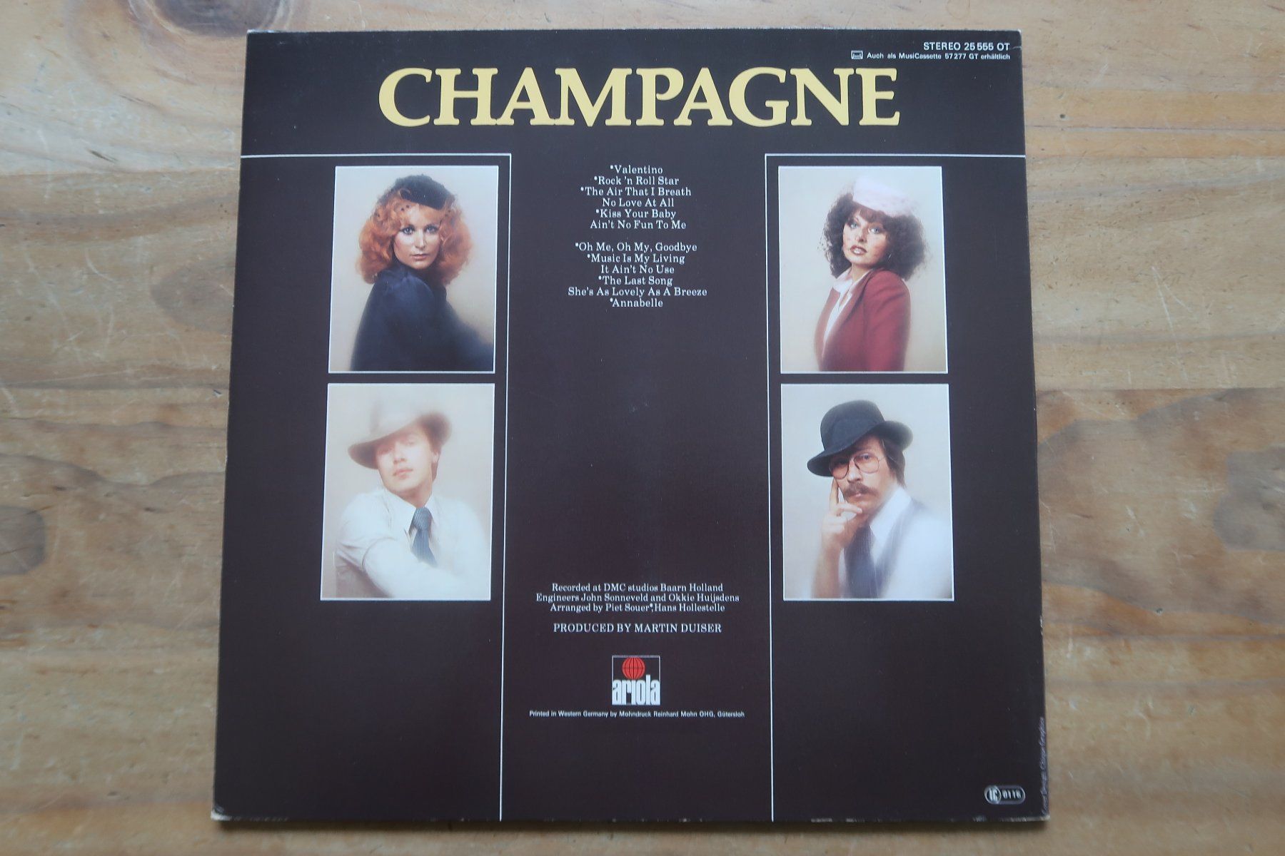 Schallplatten: CHAMPAGNE - ST - mit Rock 'n Roll StarVINYL LP – Gebraucht aus Basel von Patiscat 2