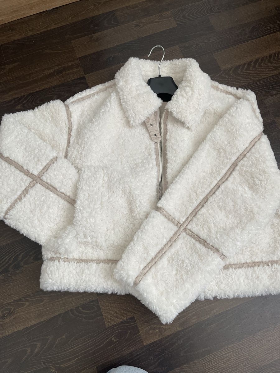 C&A Giacche: Teddy Jacke CA Grösse M Winterjacke warm beige creme – Usato da Schlierbach venduto da iri_hhp9