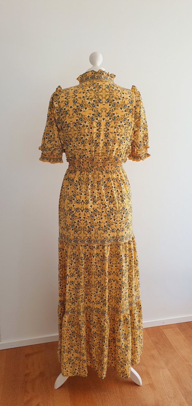 Vestiti: Maxikleid gelb/bunt Gr. 34/XS Neu – Nuovo (secondo la descrizione) da Stansstad venduto da InStyle8 7