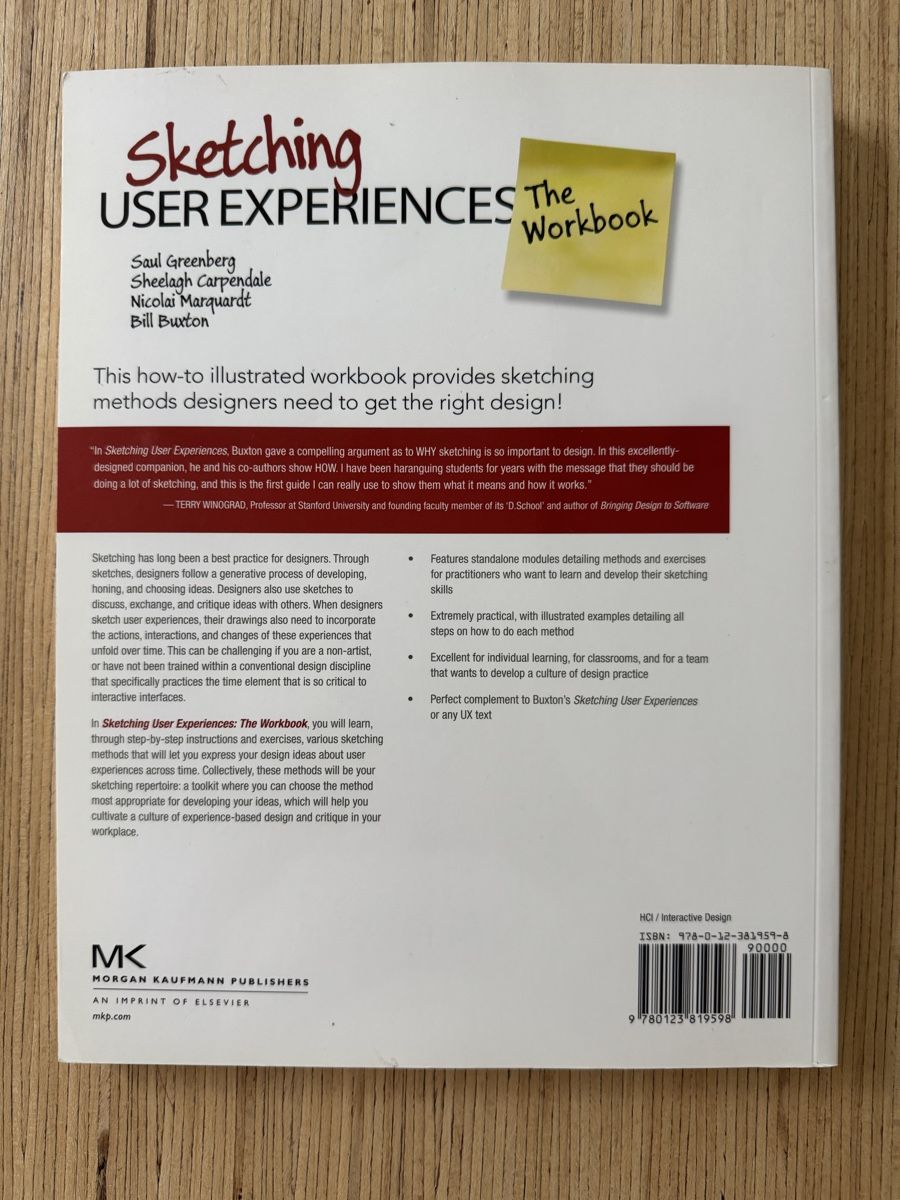 Libri: Sketching User Experiences The Workbook Buch – Usato da Zürich venduto da Schmusnik 1