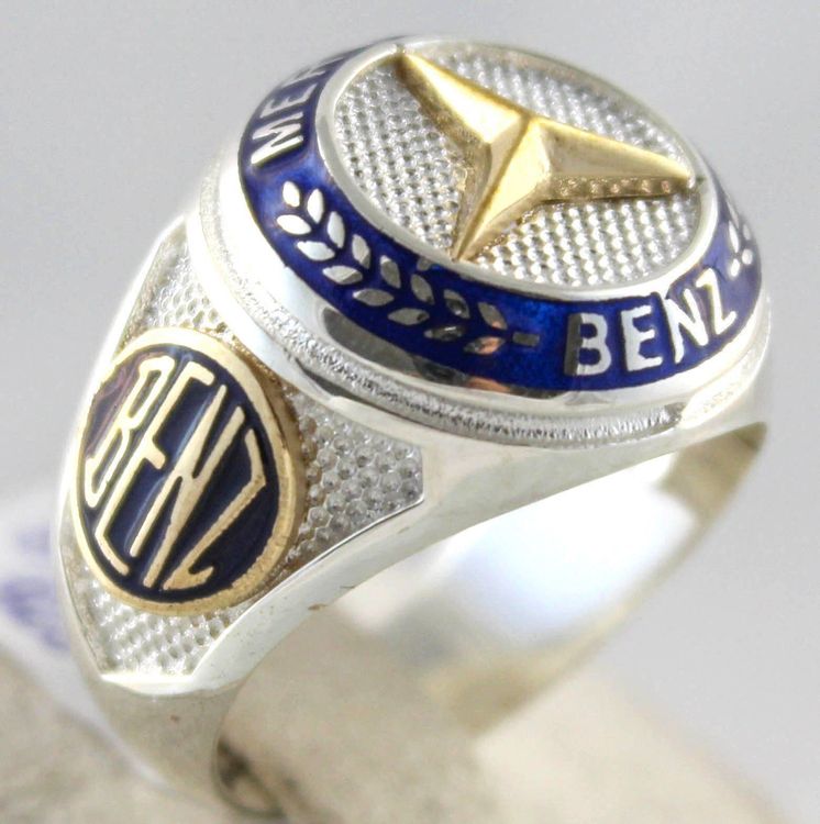 VRAI 50ct bague homme MERCEDES BENZ Acheter sur Ricardo