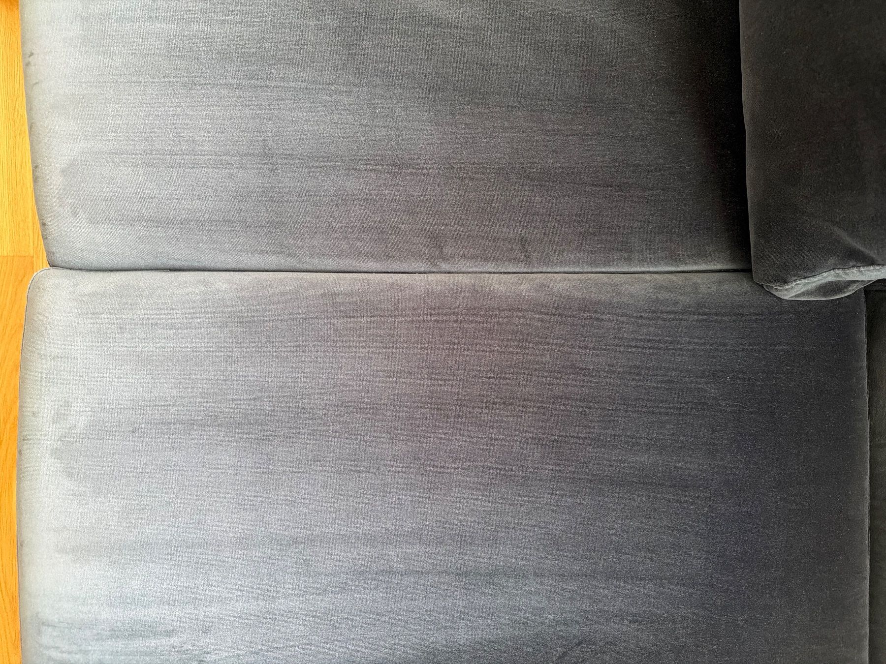 Sofacompany Sofas: REDUZIERT - Blaues Sofa mit Samtbezug von der Sofacompany – D'occasion à Berikon par espryte 9
