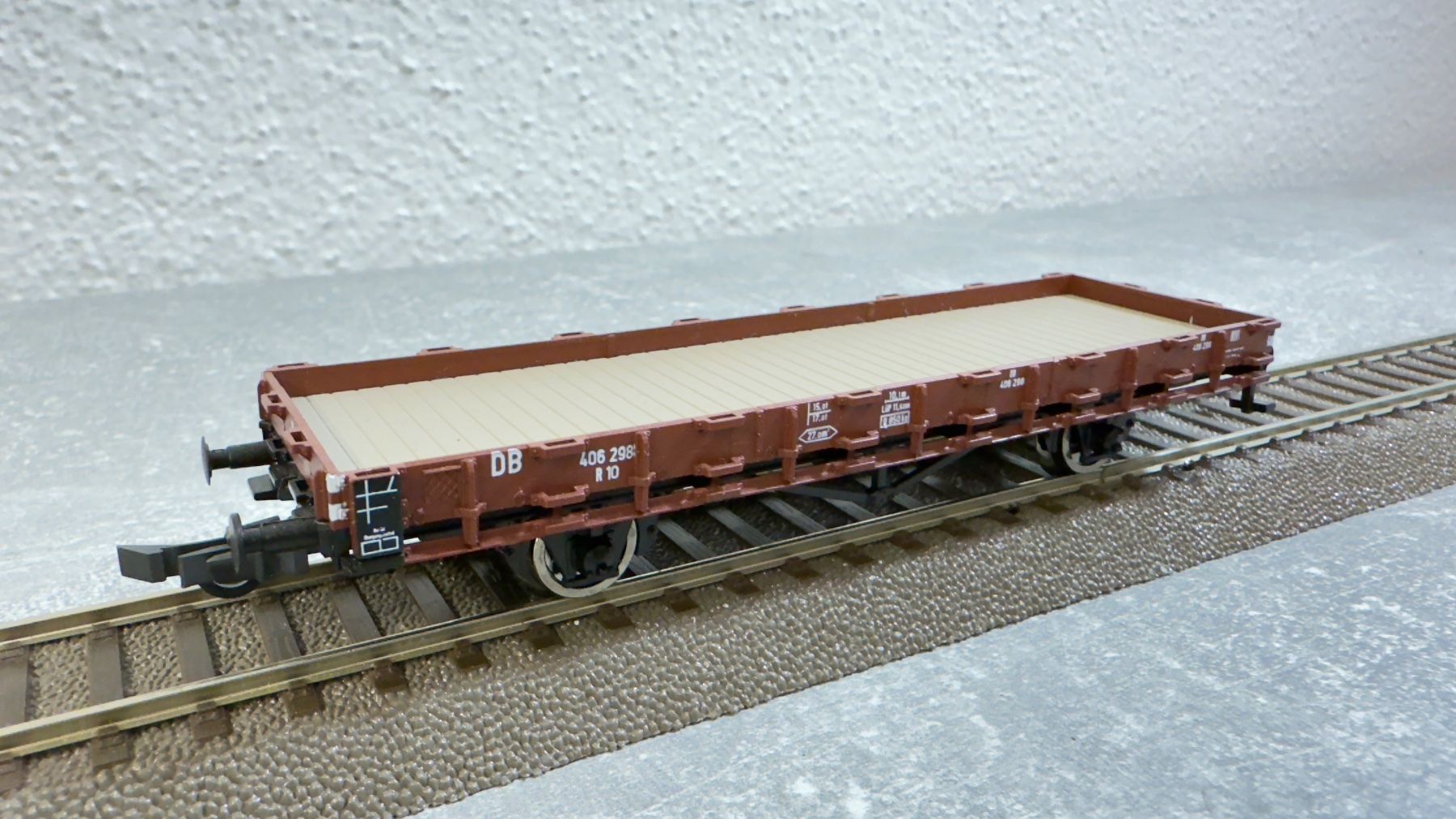 Roco Modellini di ferrovie: Roco Flachwagen / Rungen H0 / AC – Usato da Schlieren venduto da rat_lq6b