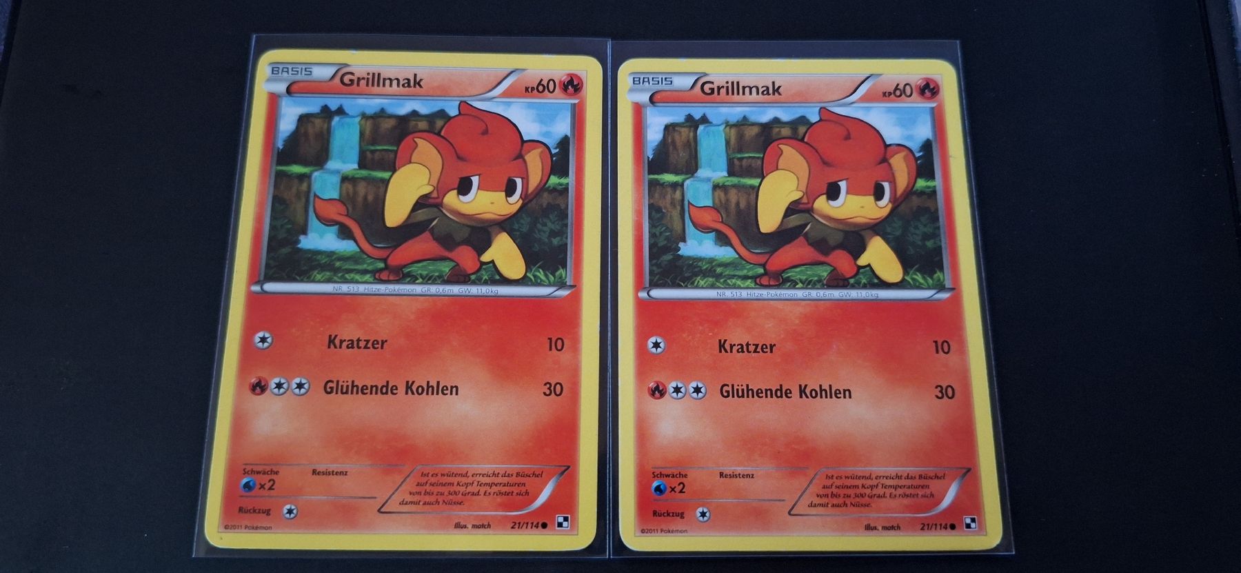 Cartoline: Pokémon Grillmak Karte 2 Stk. – Usato da Lengnau AG venduto da rap_zh9k